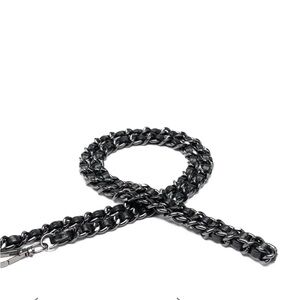 NWT  Lug Black Metal ML Metal Chain Strap-
